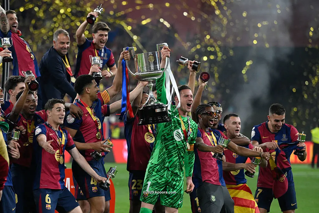قذيفة كوندي تجهض ريمونتادا الريال وتتوج برشلونة بكأس الملك