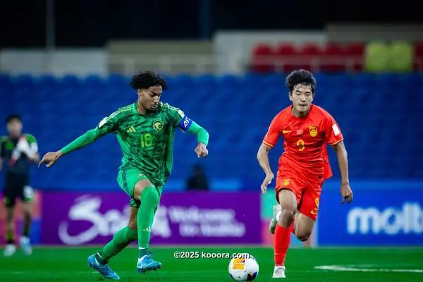 السعودية تفوز على الصين في مستهل مشوارها في كأس آسيا للشباب