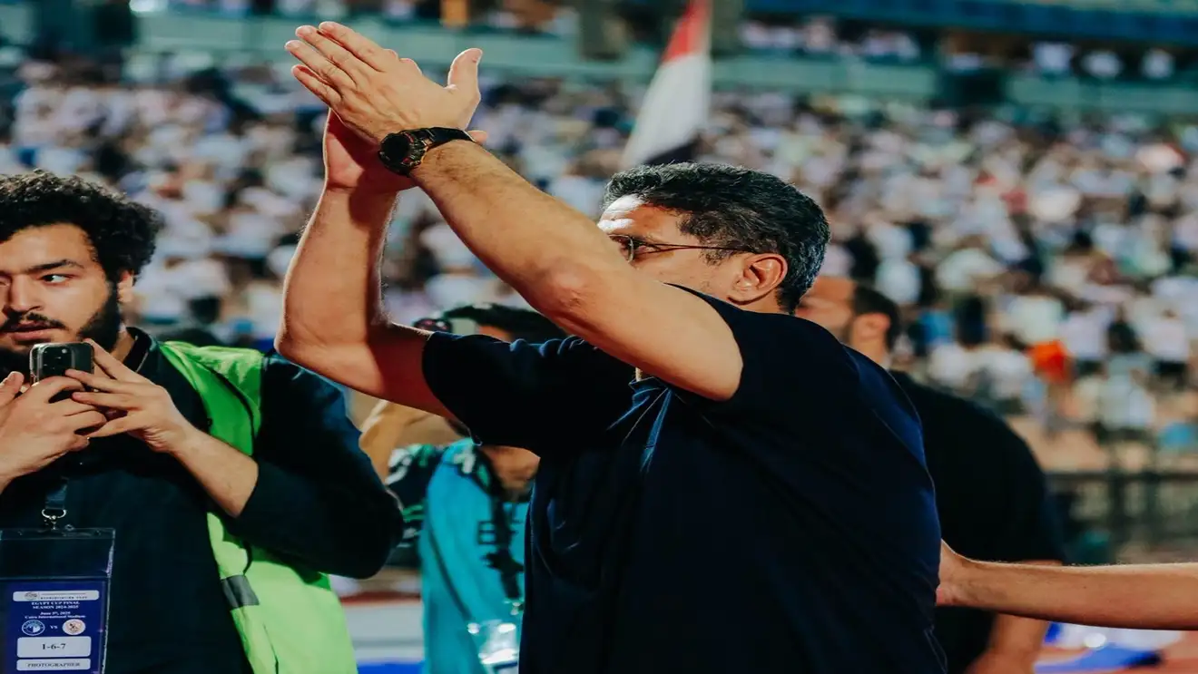 الزمالك المصري يكرم المدرب أيمن الرمادي‎