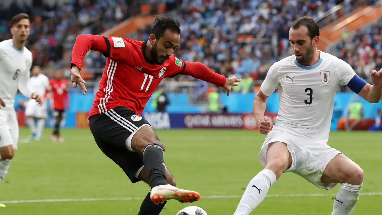 المهاجم المصري كهربا يحظى باستقبال حافل في القادسية الكويتي