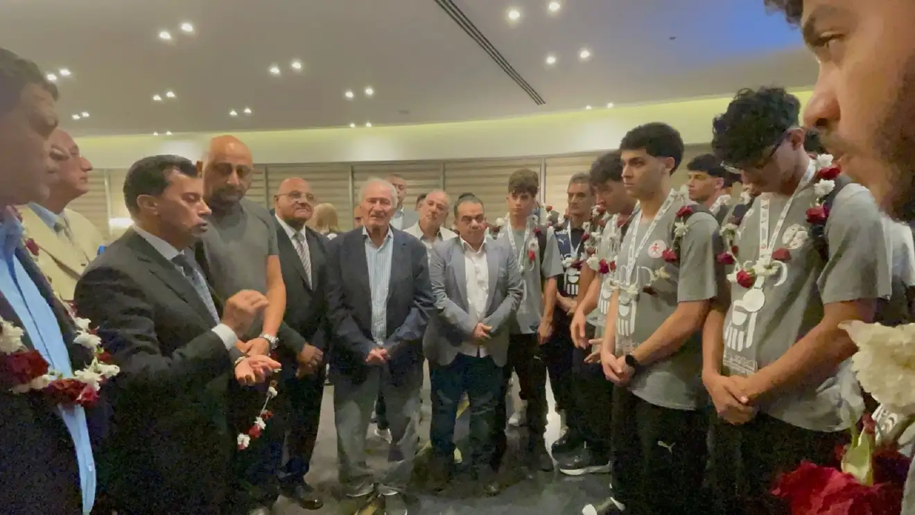 استقبال رسمي لبعثة منتخب شباب كرة اليد المصري بعد وصافة العالم