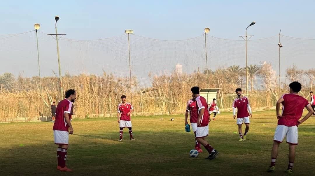 منتخب اليمن الاولمبي يجري أولى حصصه التدريبية في المعسكر الخارجي بالقاهرة