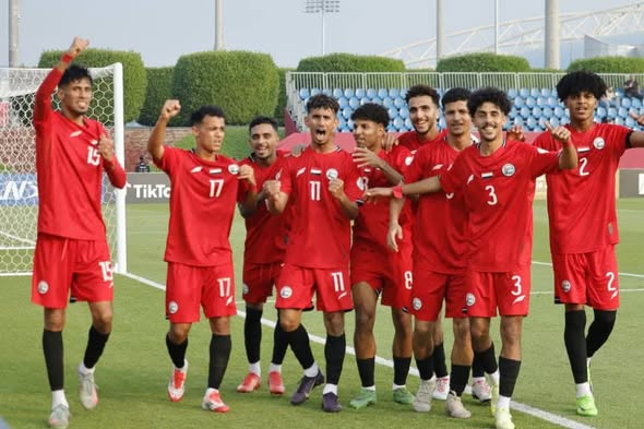 المنتخب اليمني الاولمبي يفوز على منتخب العراق بهدفين مقابل هدف في بطولة كاس الخليج